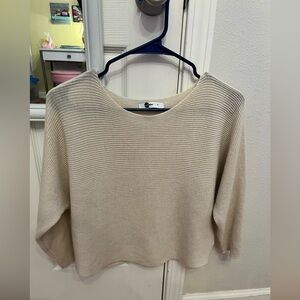 Everme tan sweatshirt size S